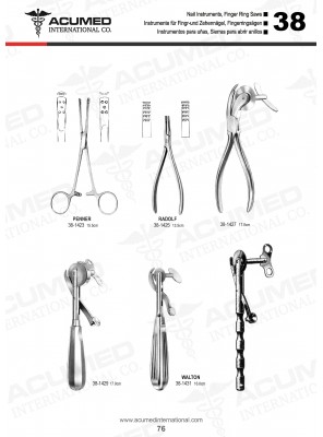 Nail Instruments and Finger Ring Saws